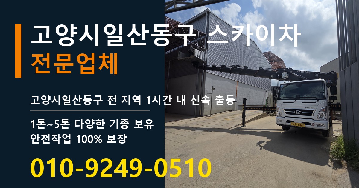 고양시일산동구 스카이차 바로 전화연결