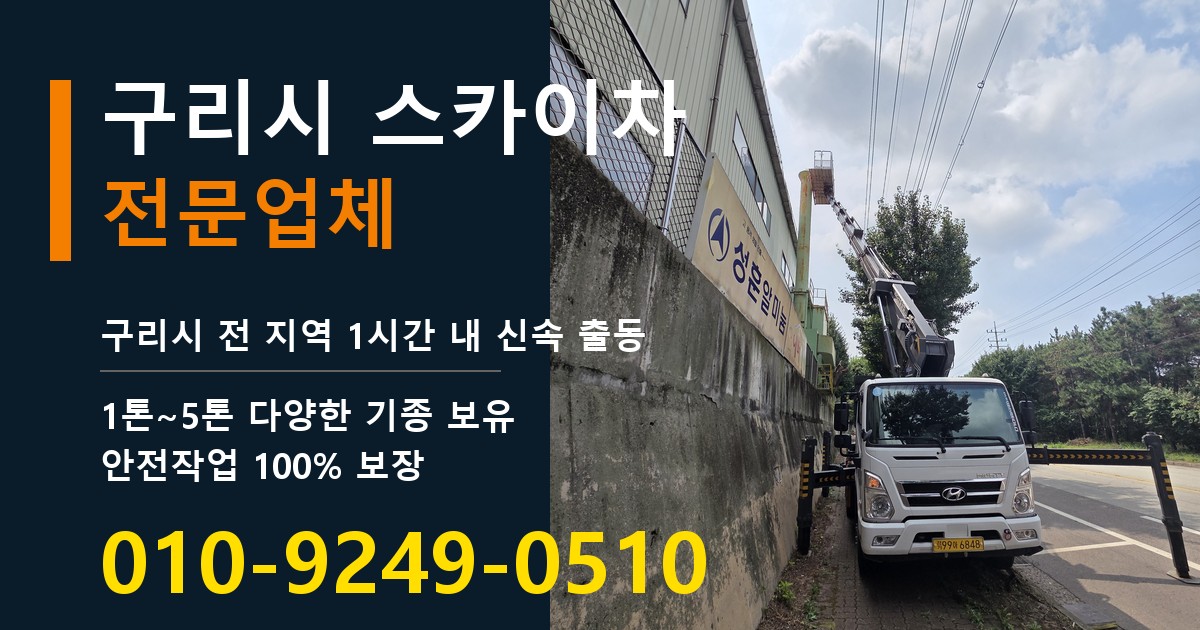 구리시 스카이차 바로 전화연결